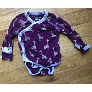 Kickee Pants Newborn Giraffe Purple